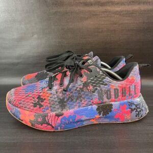 NOBULL Journey Floral Print Mens Sz 10.5 Multi Color Training Running Gym Shoes